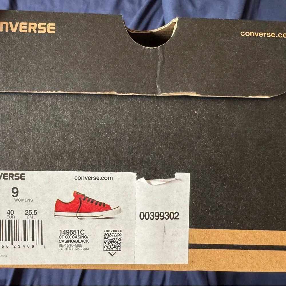 Converse Red Sneakers - Picture 4 of 4